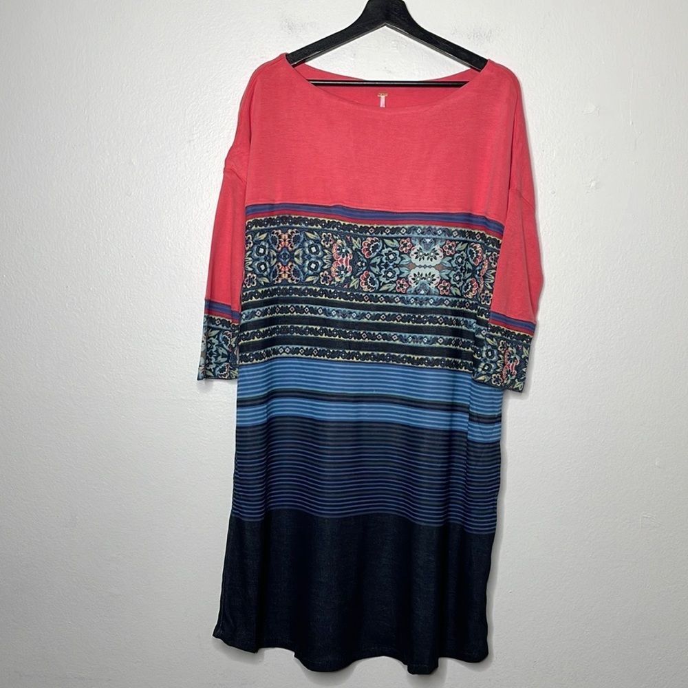 Free People Womens Size XS Steppin Out Dress Tunic Oversized - Picture 3 of 8